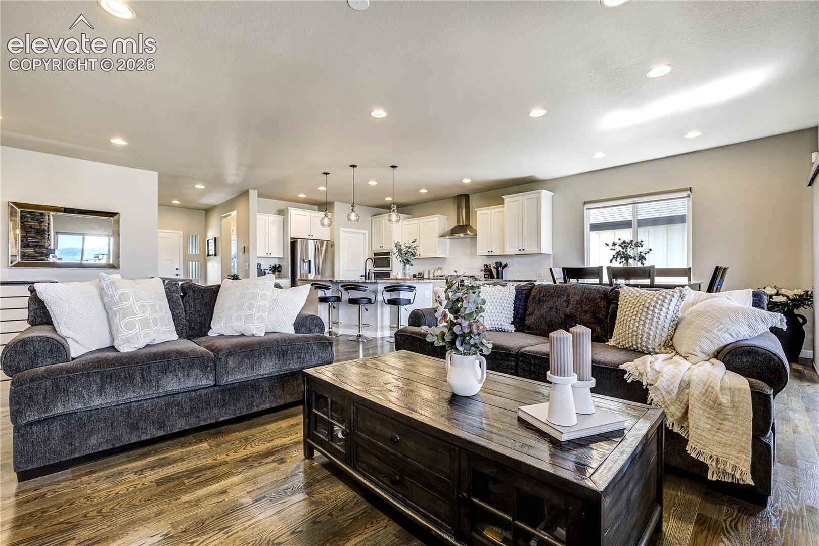 Designed for Living
Seamless transitions between the great room, dining area, and kitchen make entertaining effortless.