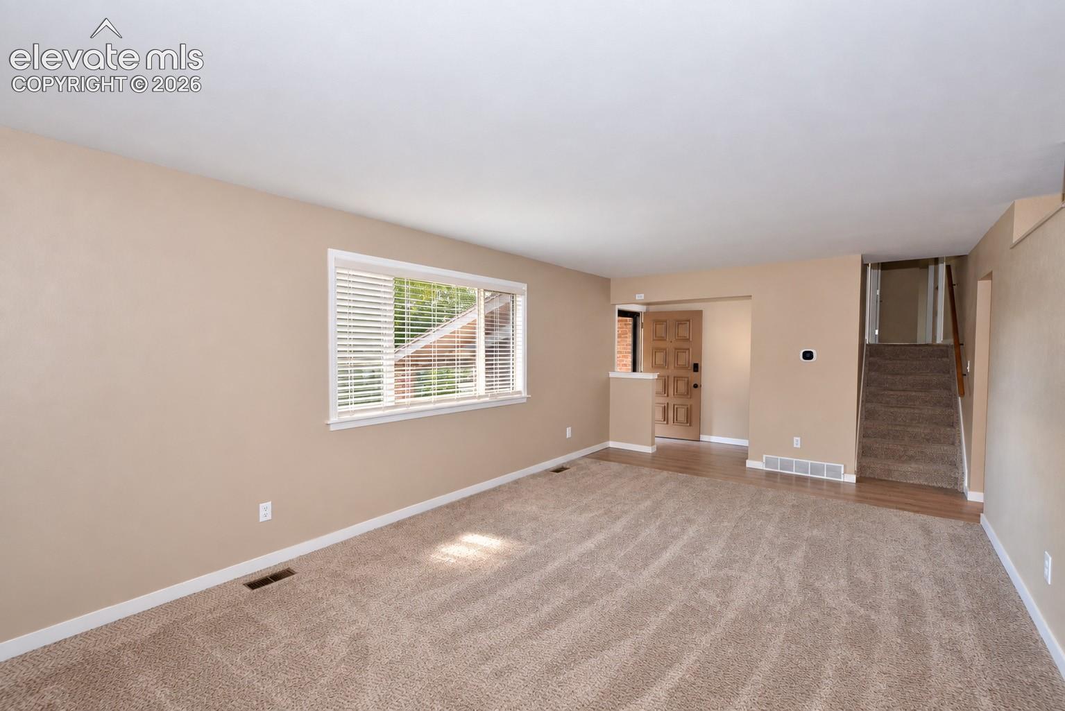 Living room on main level
