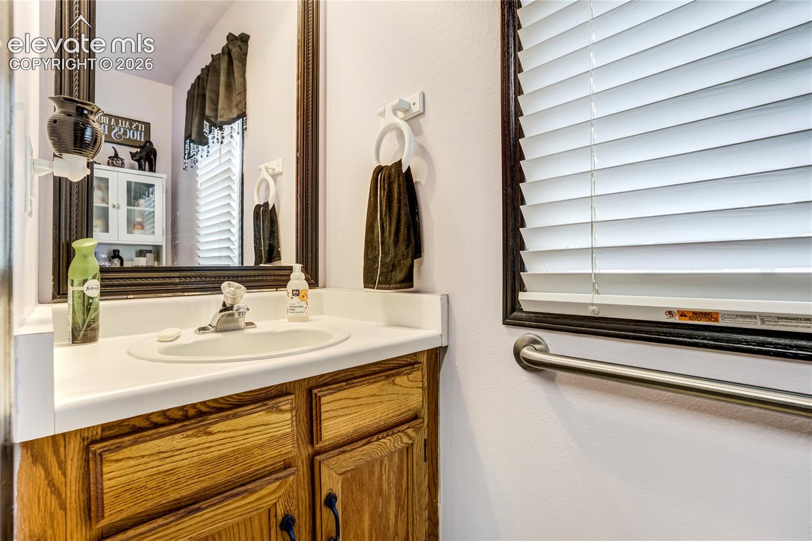 Main level powder room