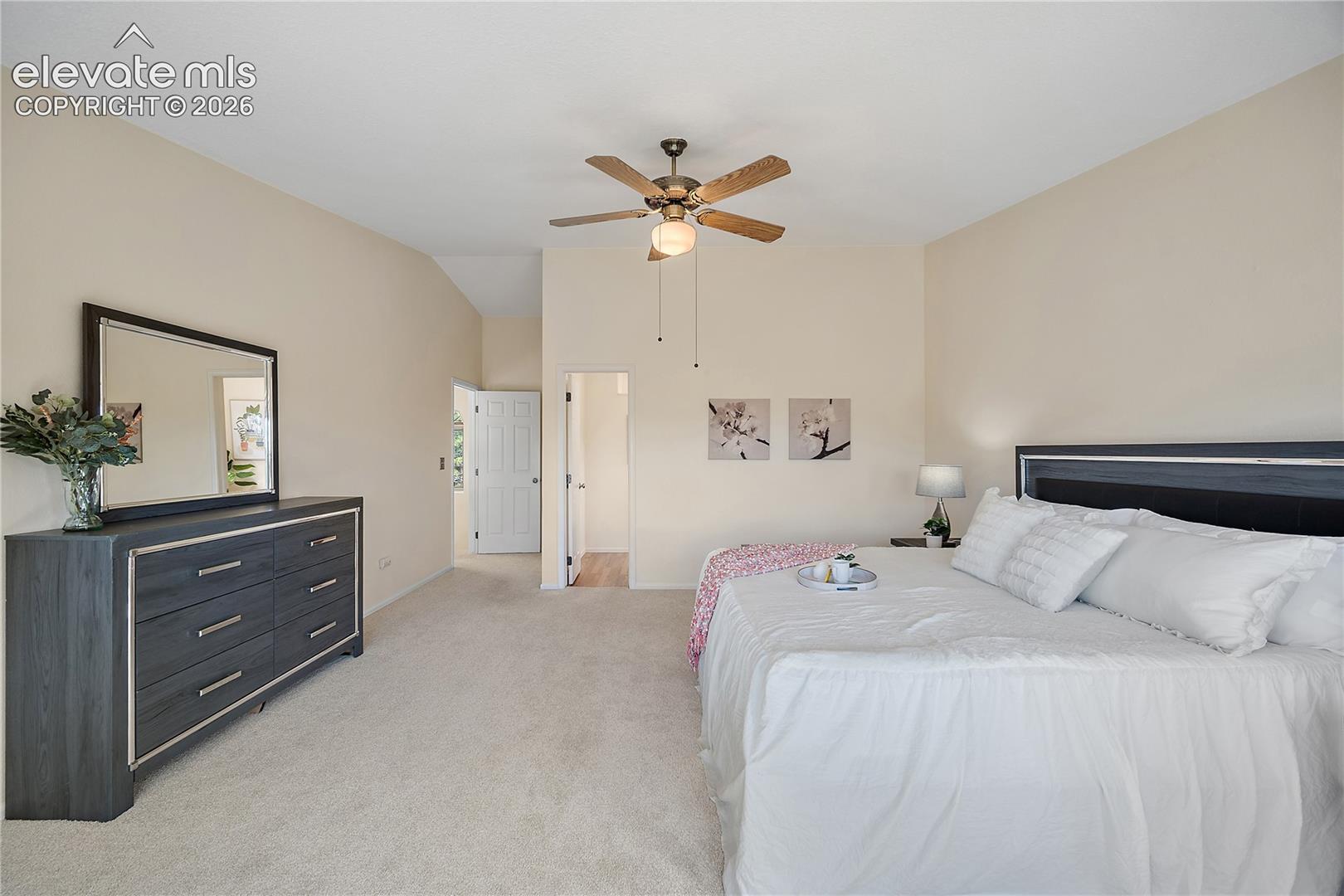 Attached 5 piece ensuite bath with large walk in closet.  
