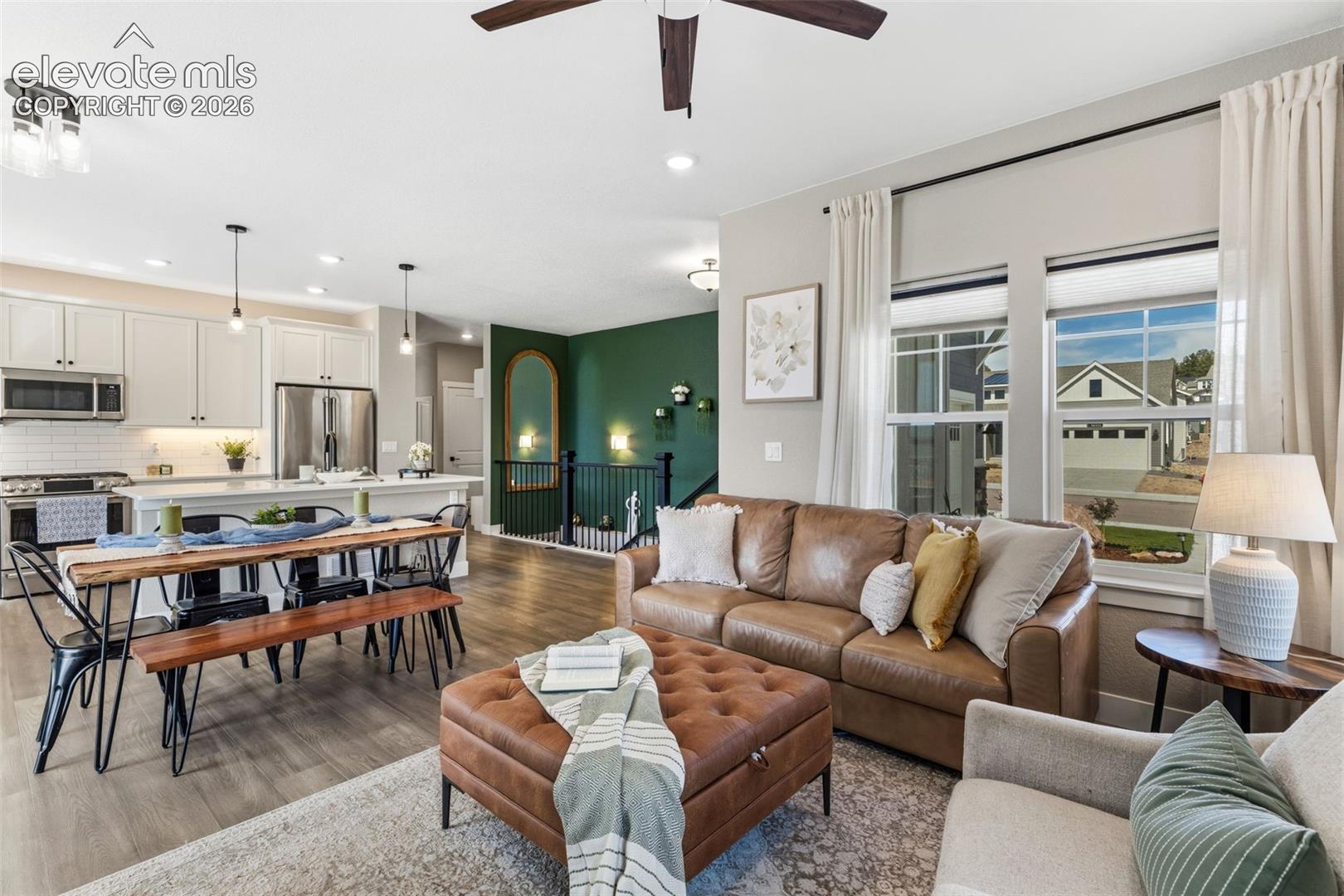 Standing in the Living Room with full open concept
