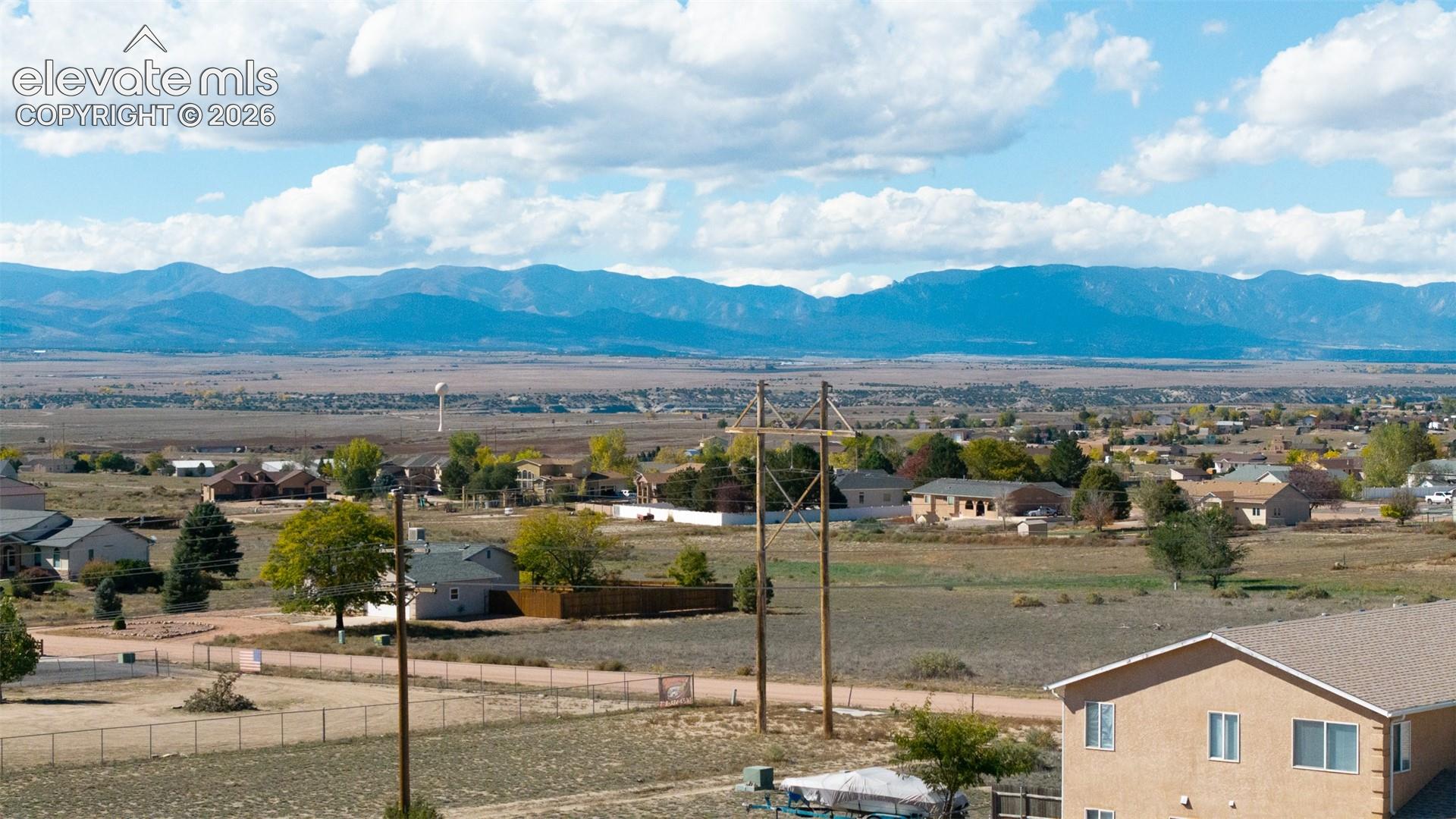 Panoramic mountain backdrop featuring vast territorial surroundings