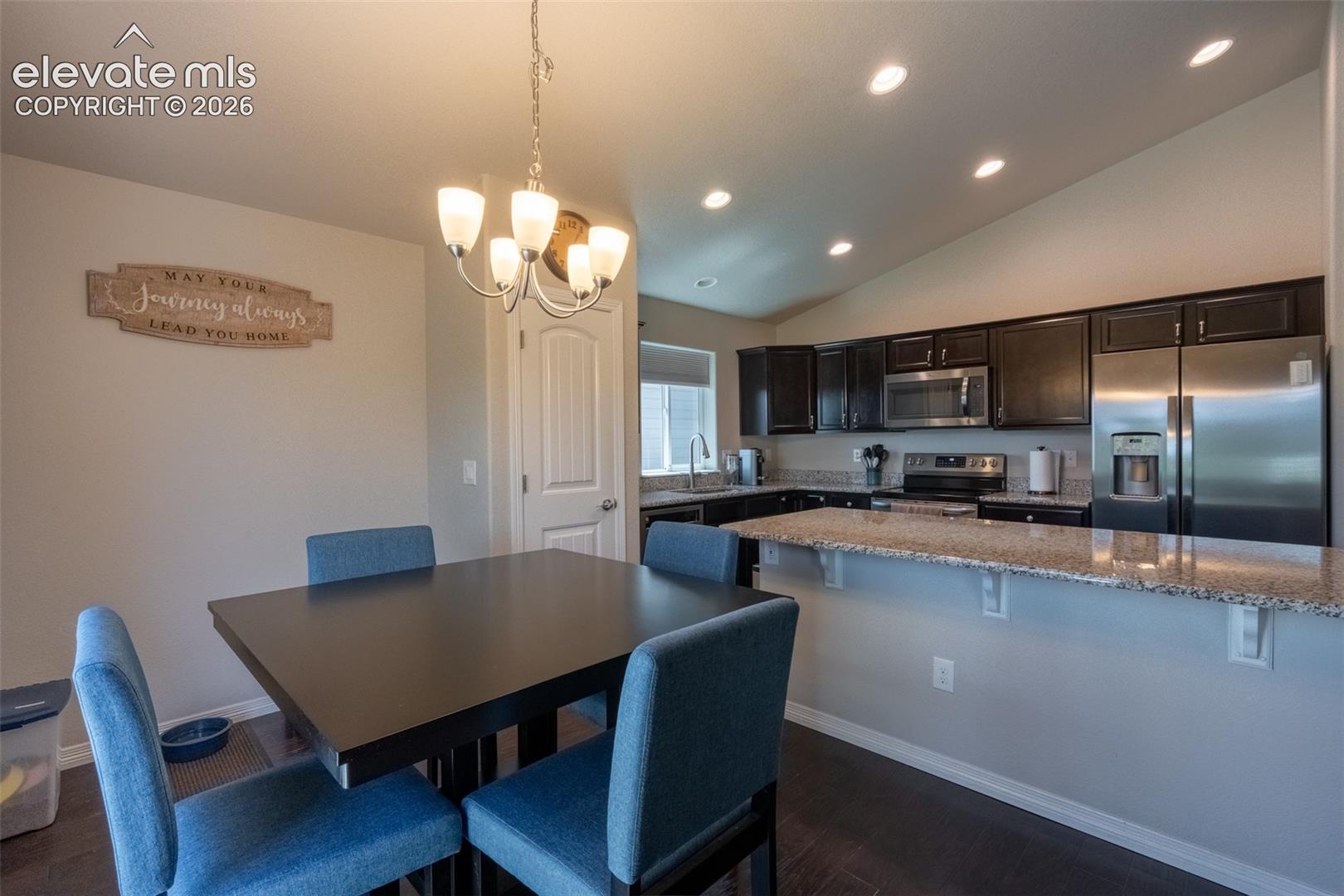 Dining area/kitchen - main floor