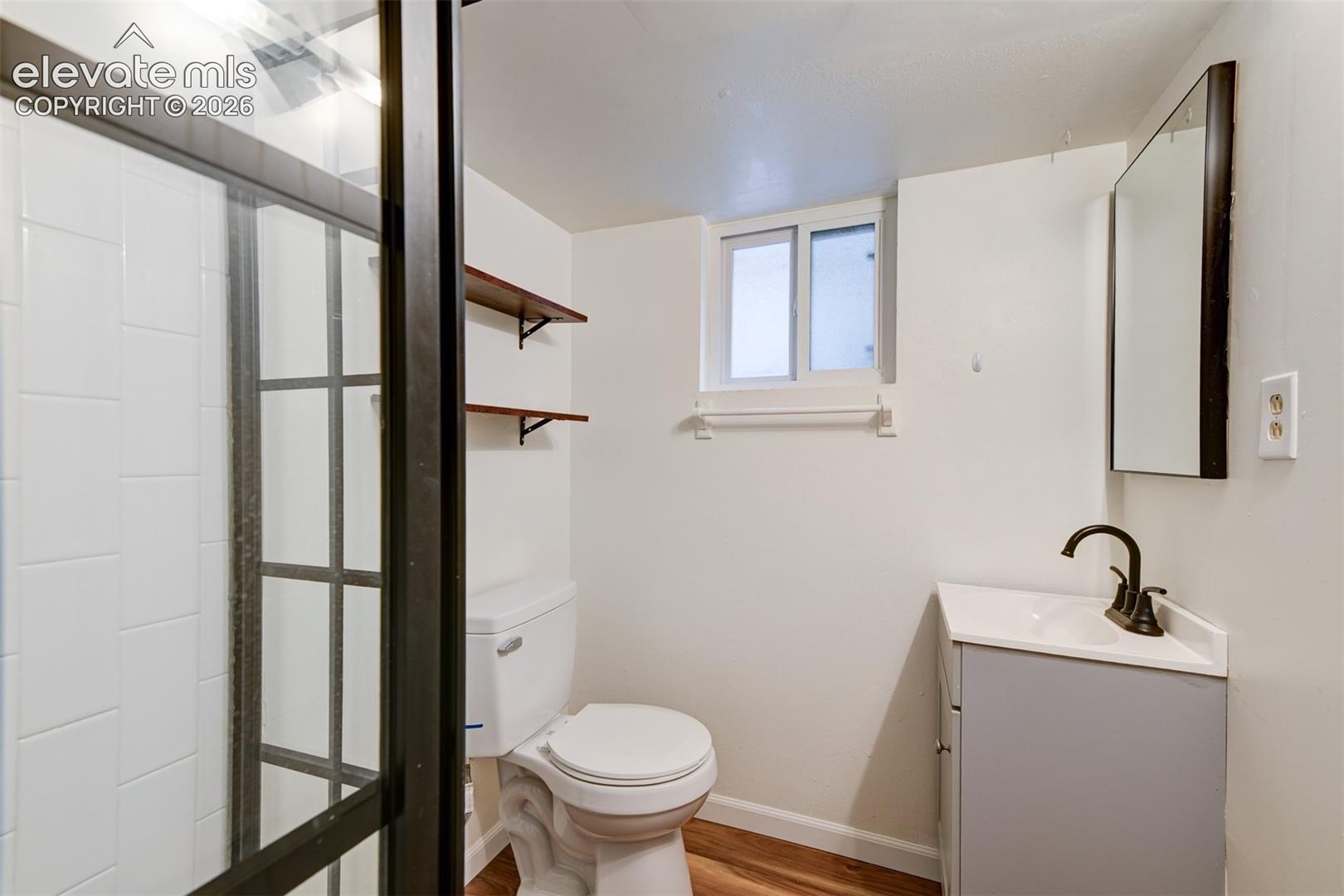 Basement unit located in the back of the property 
