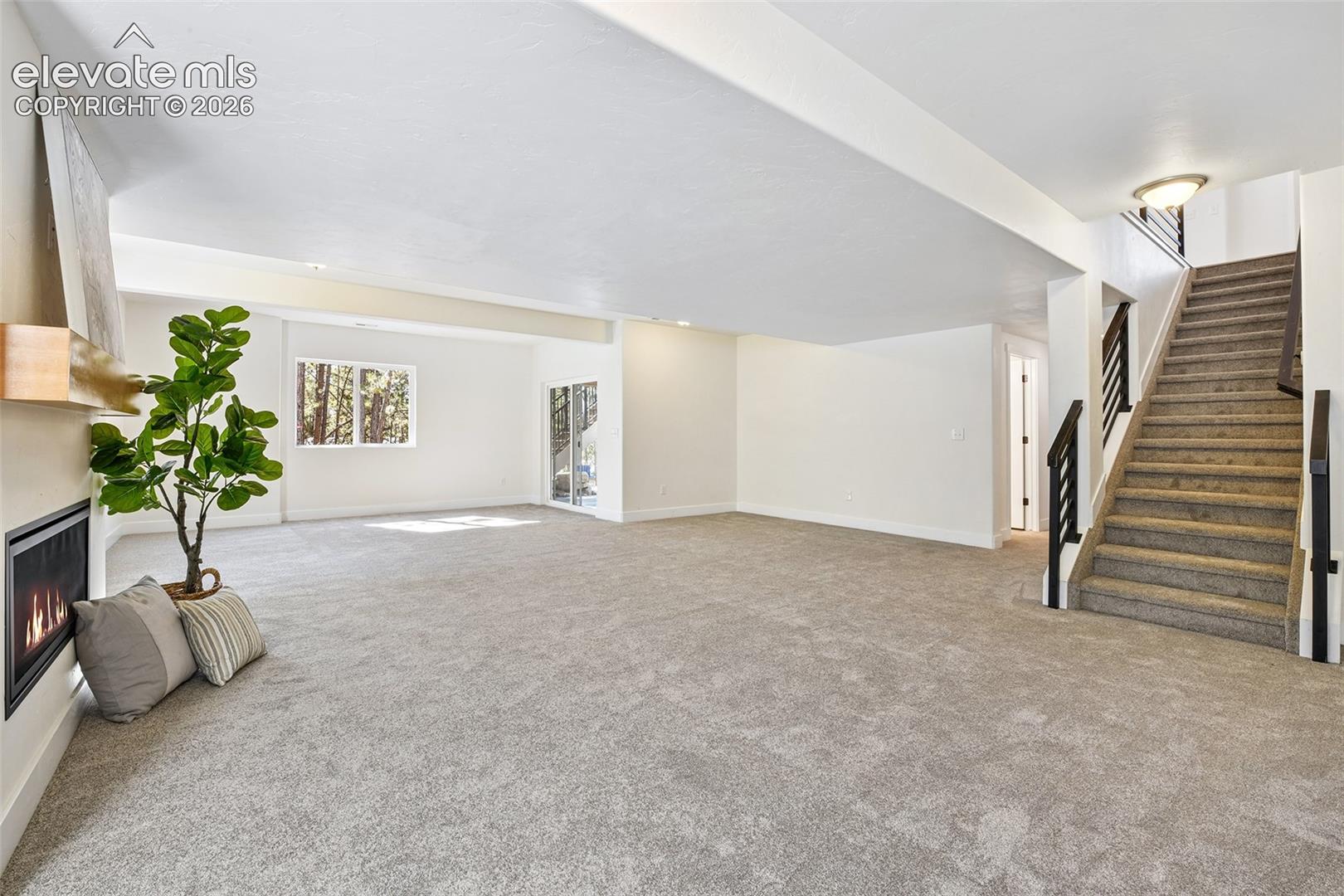 As well as walkout to covered patio
