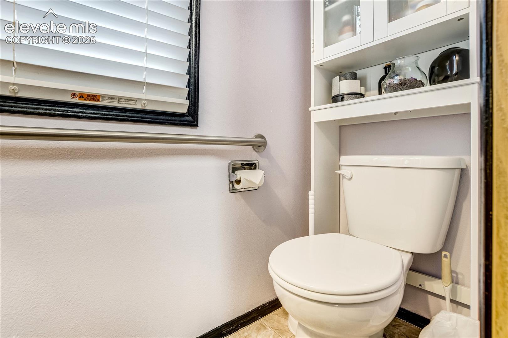 Main level powder room