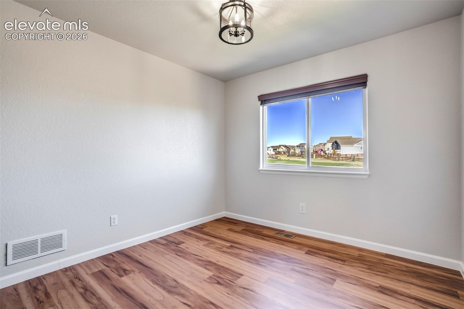 No carpet in any of the bedrooms. 