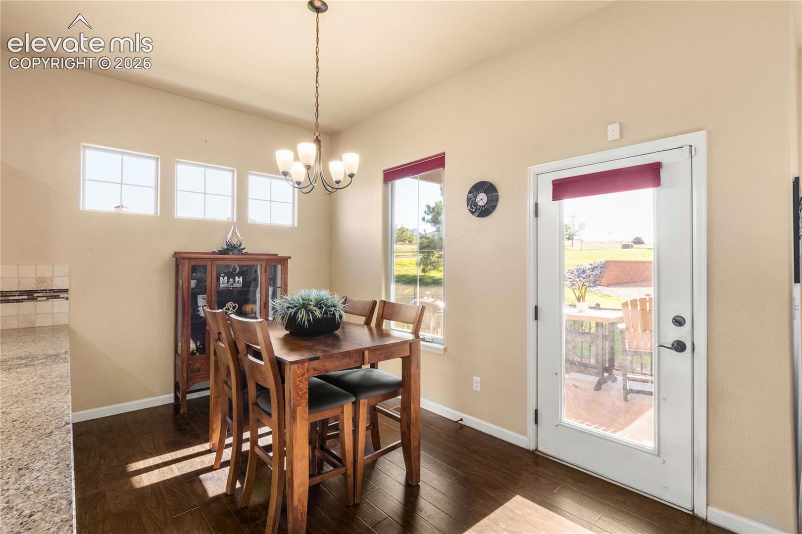 Exit to  rear patio with ramp