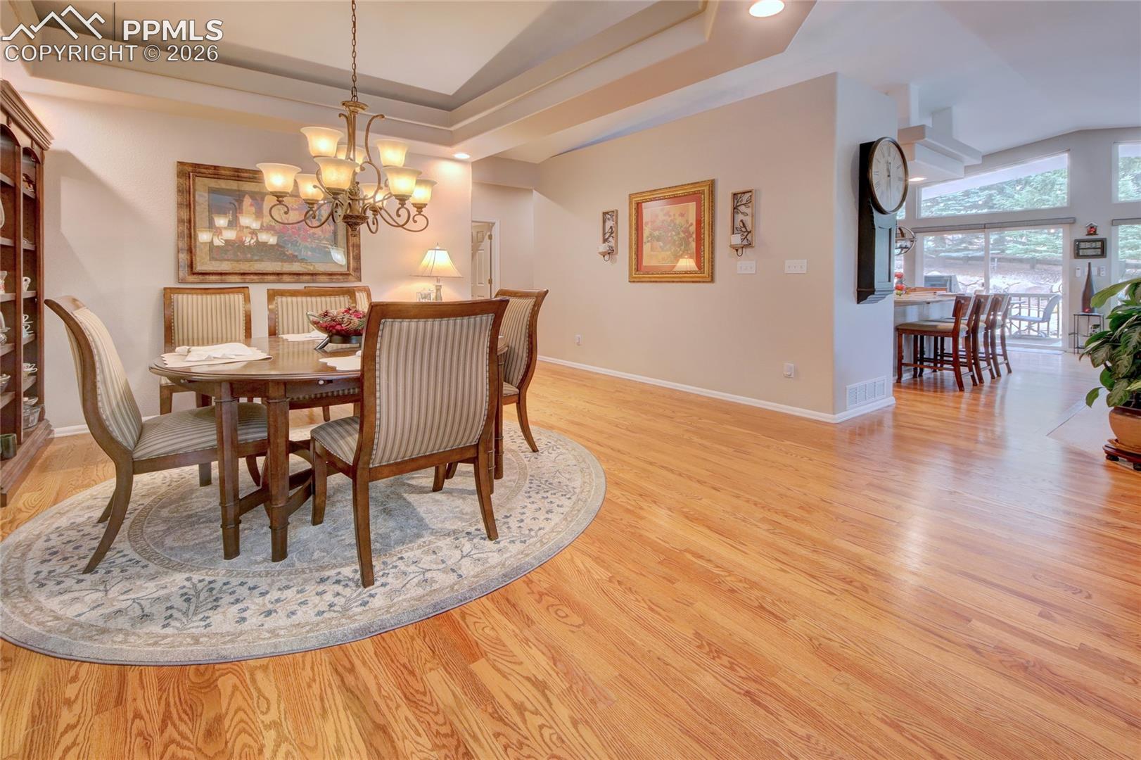 Dining room chandelier