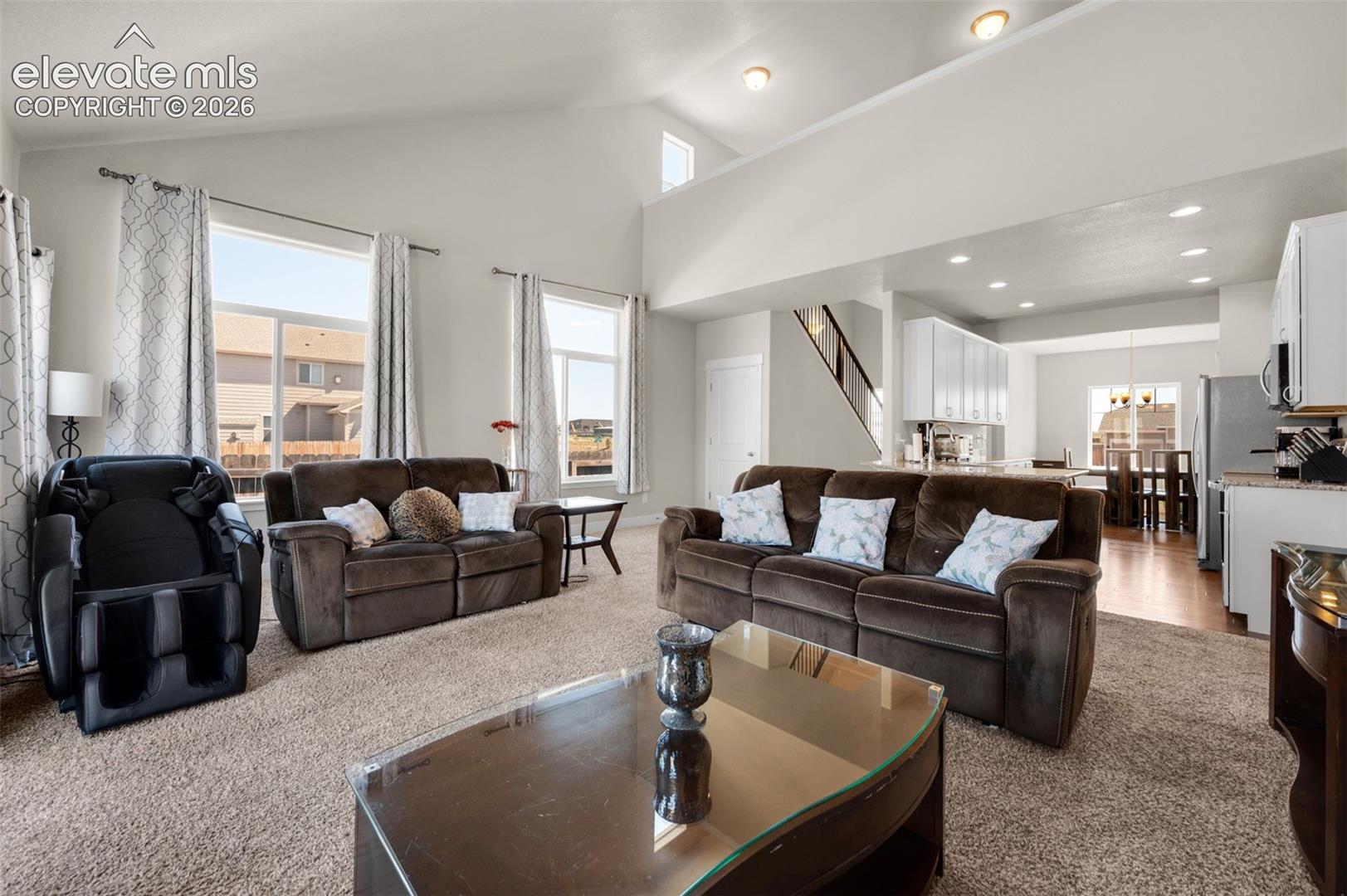 Window treatments are included