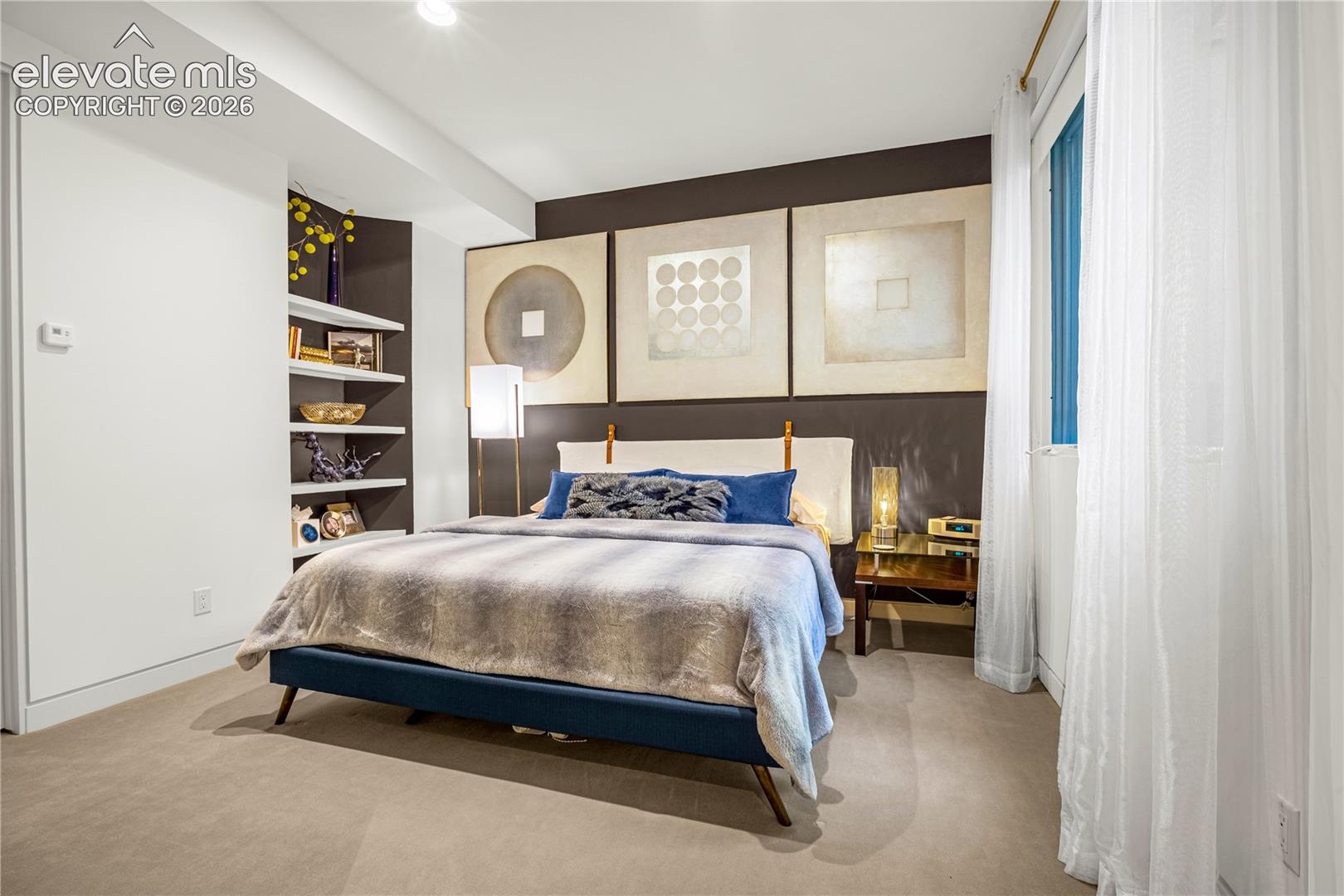Bedroom 2 with access to shared bathroom