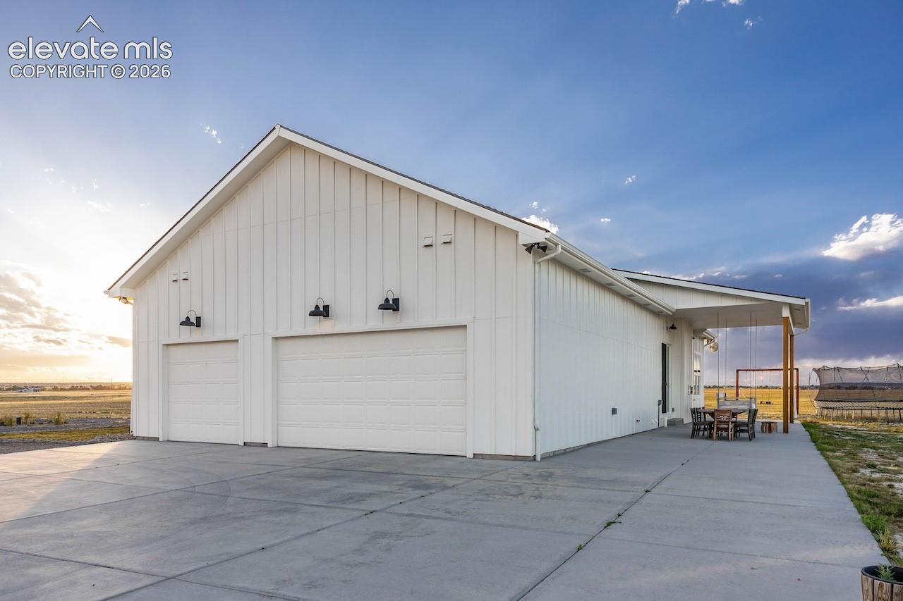 8720 - exterior 3-car garage