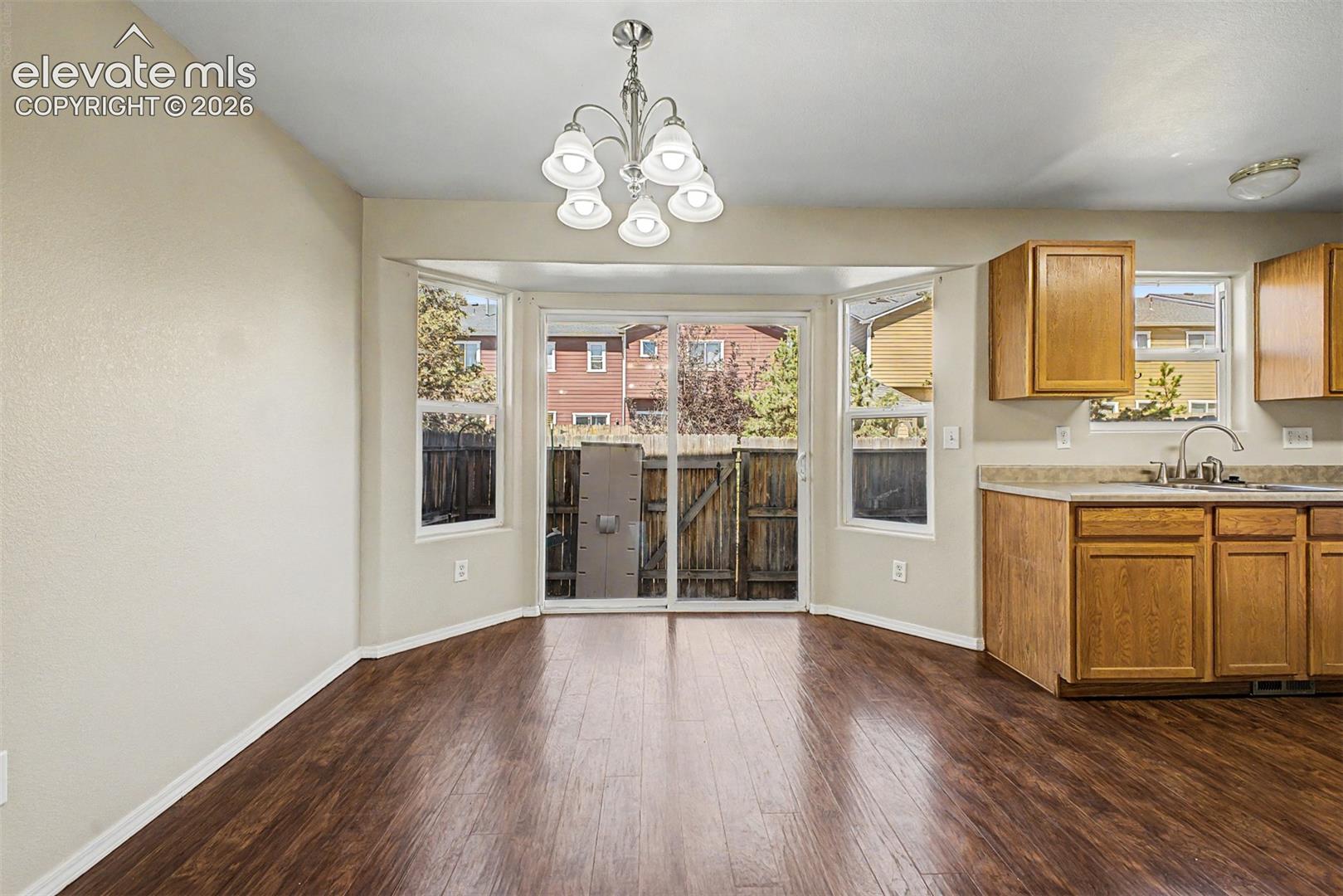 Slider from dining room to yard