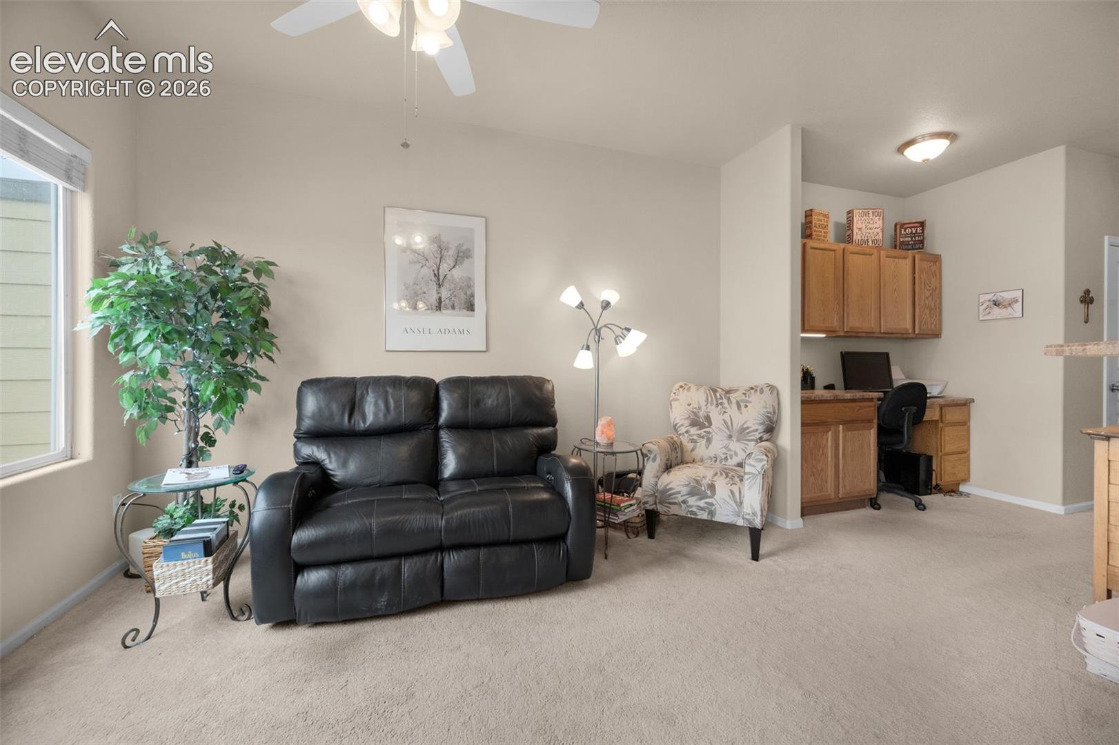 Sitting room and office 