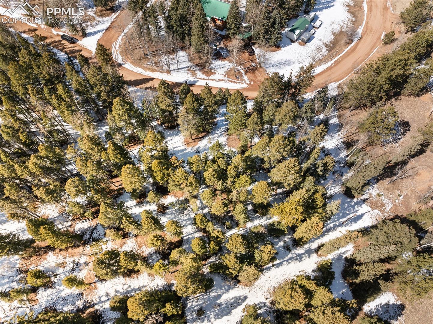 Ariel View with road