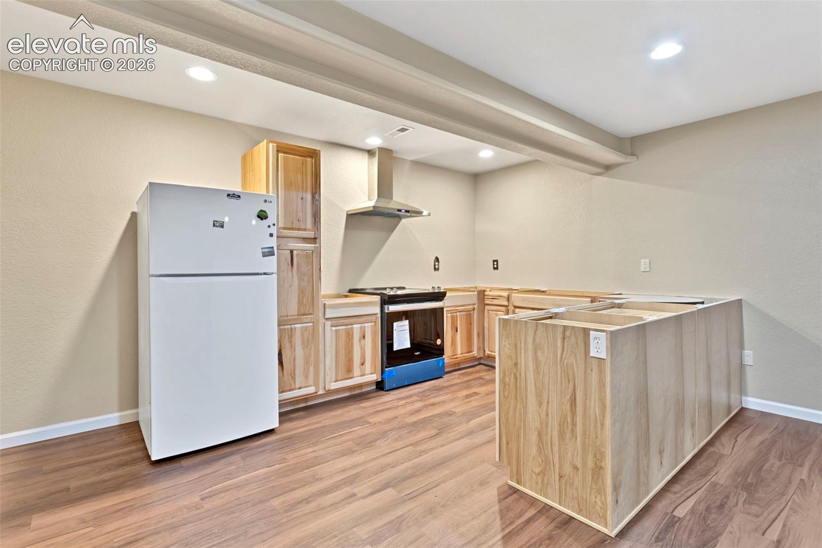 Basement full kitchen