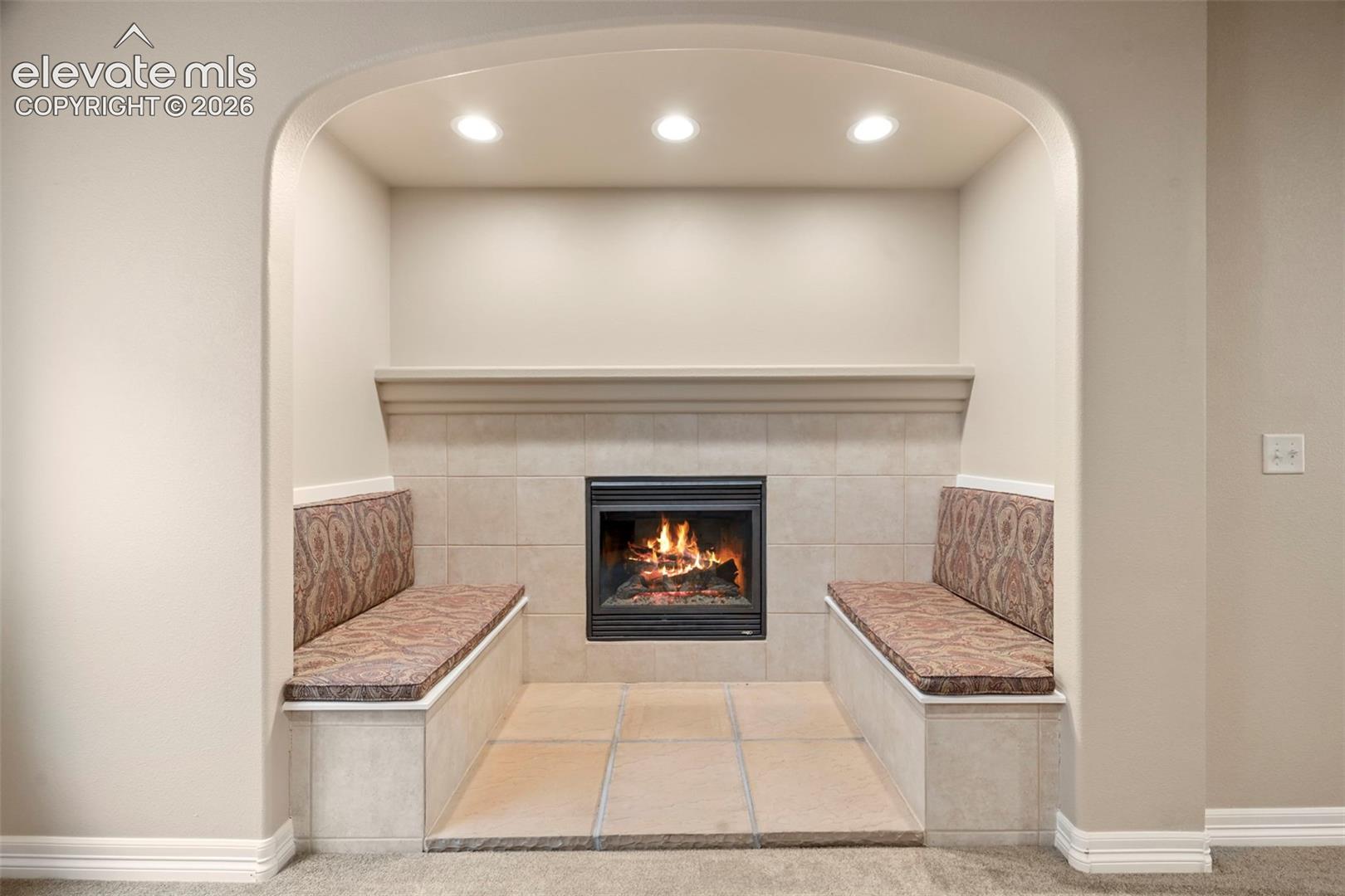 Fireplace nook