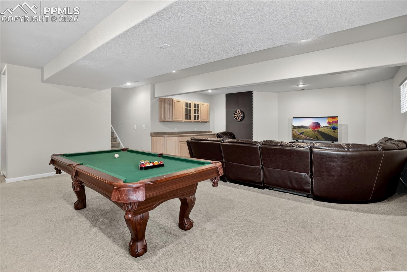 Recreation room - lower level