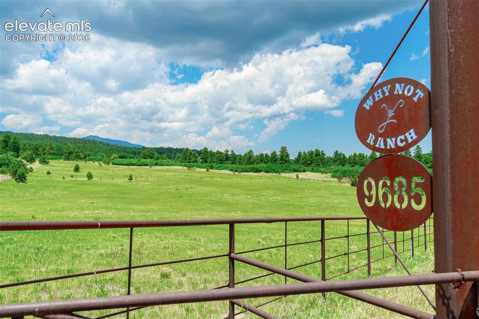 Entrance to the Why Knot Ranch photographed June 2026