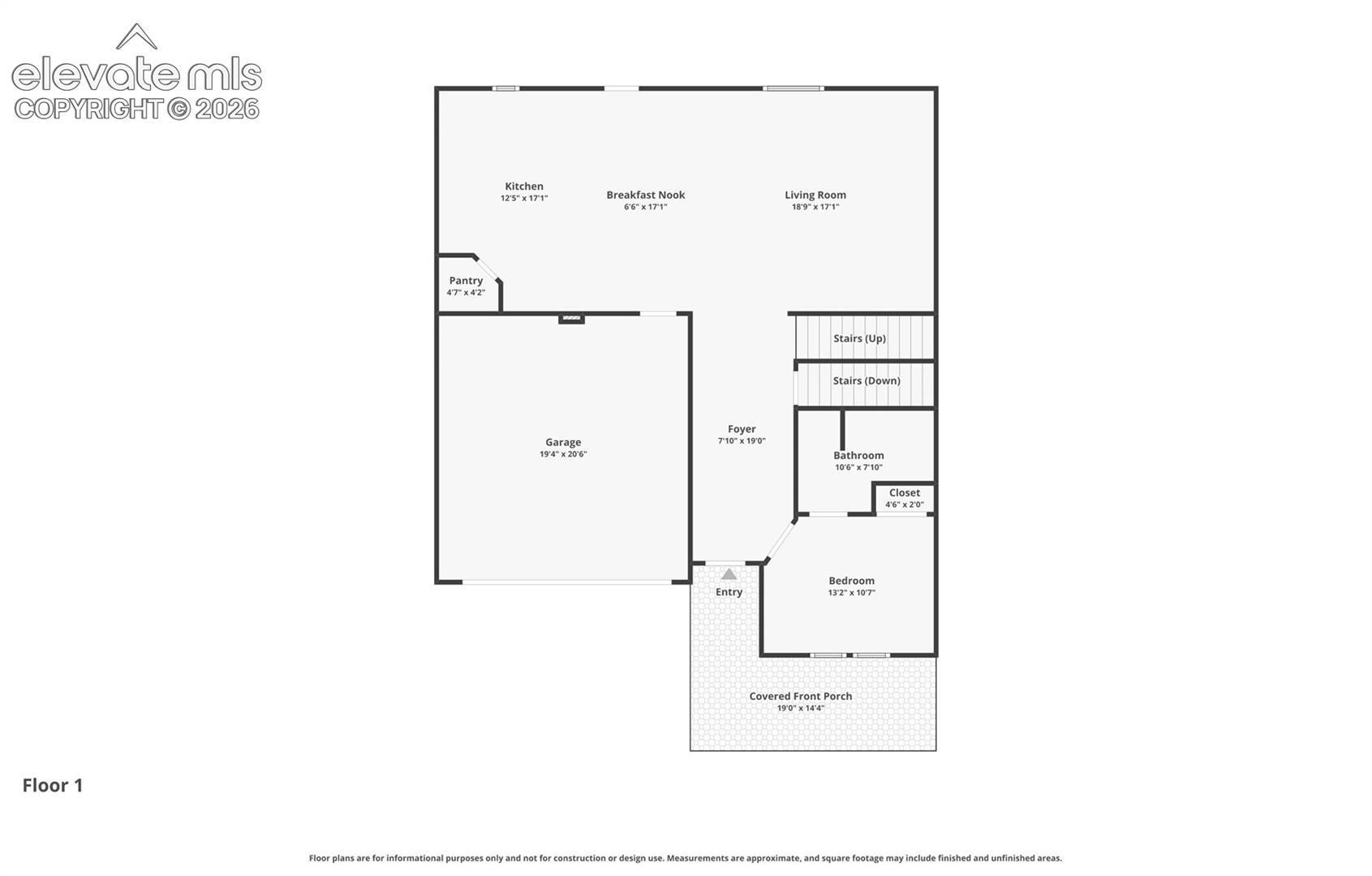 Main Level Floor plan