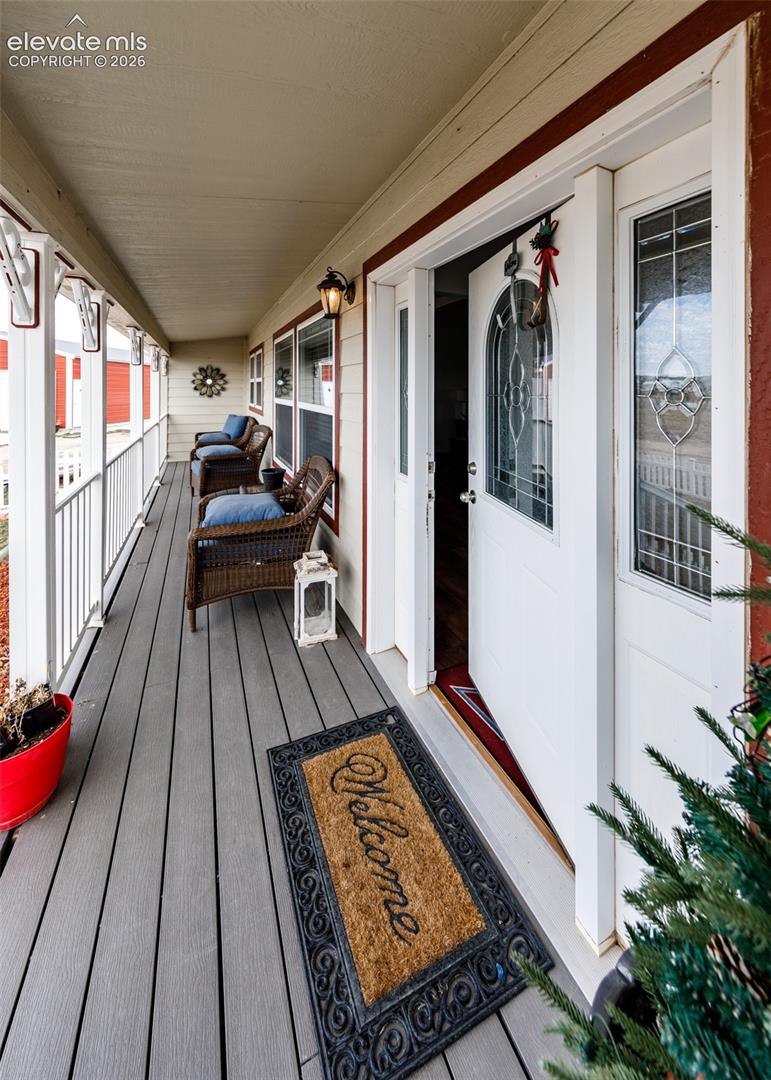 front deck into home