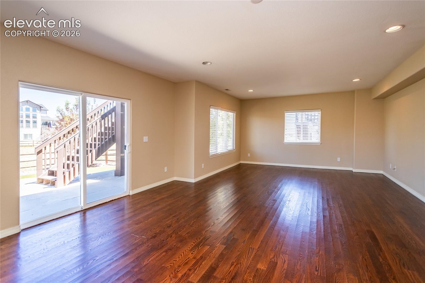 Walkout family room