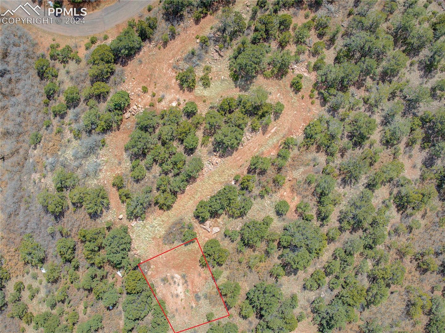 Lines are approximation of potential build site Property Lines are approximate and not a survey