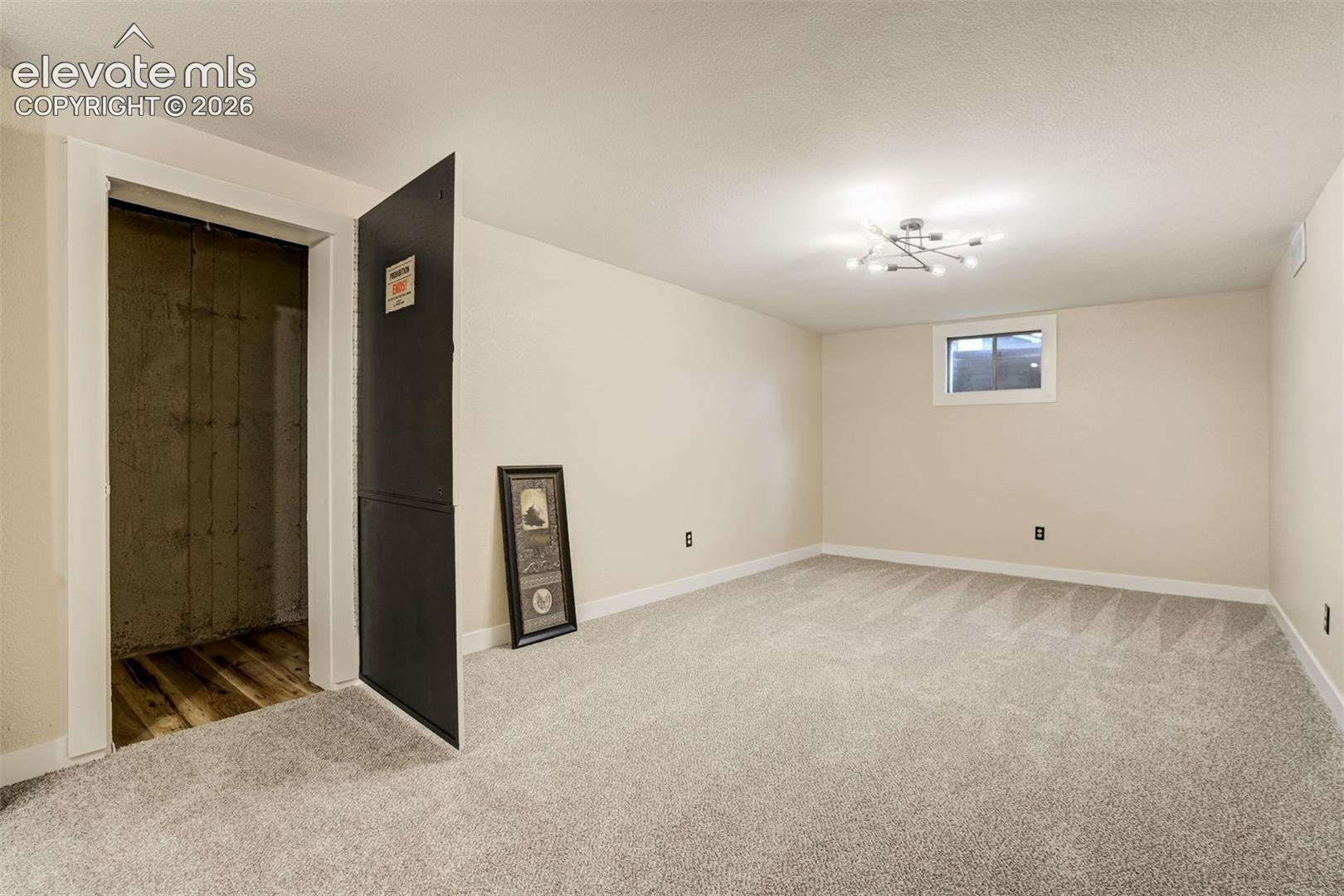 Hidden Storage room in basement!