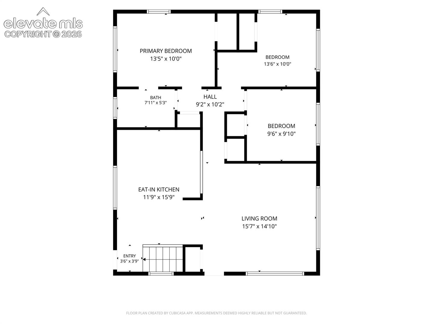 Main level floor plan