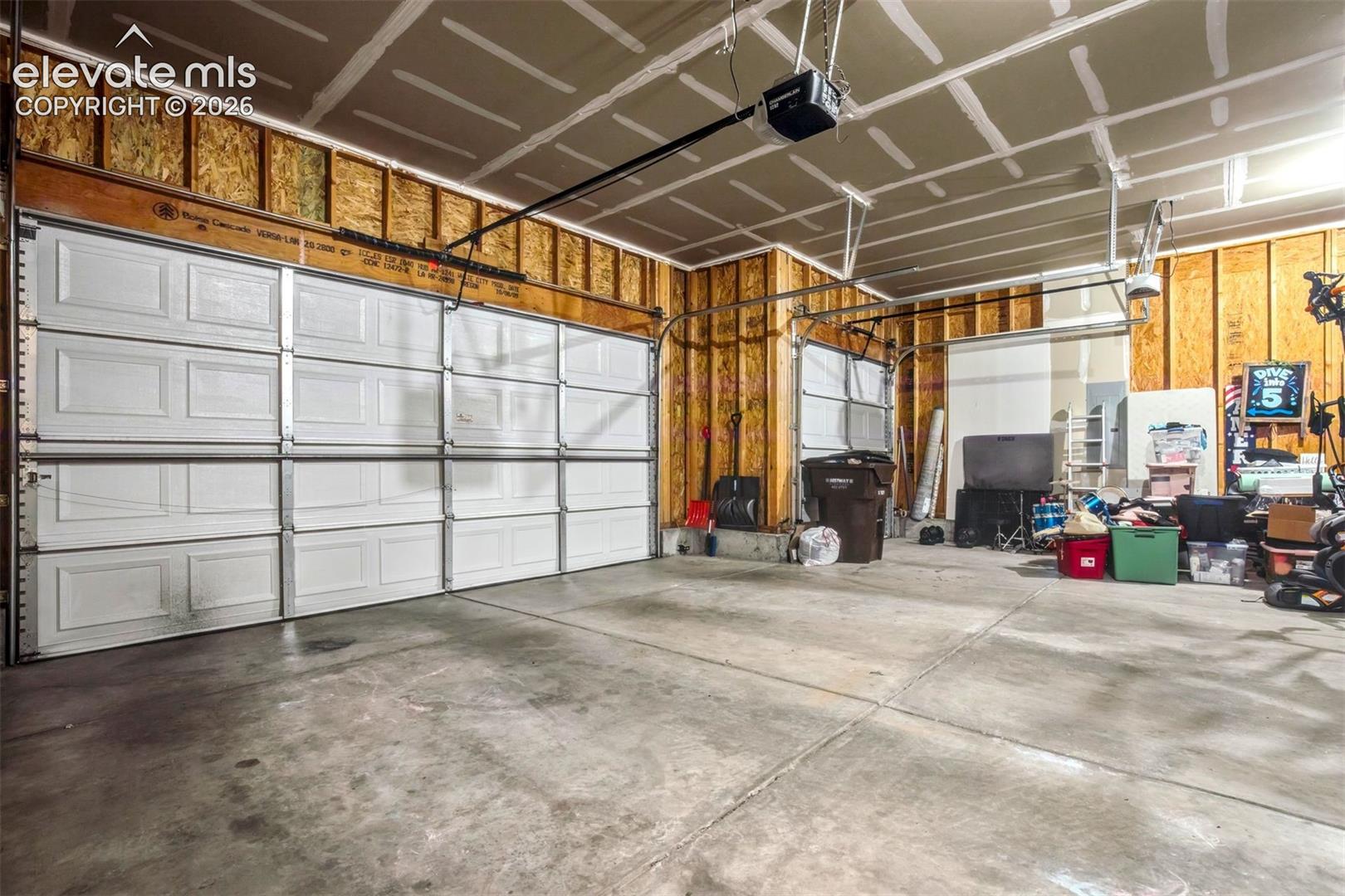 Three car garage