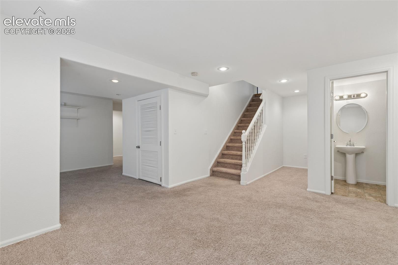 Spacious Recreation Room with Flexible Layout