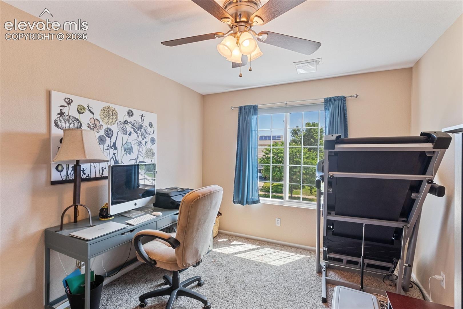 Bedroom 3 used as office.