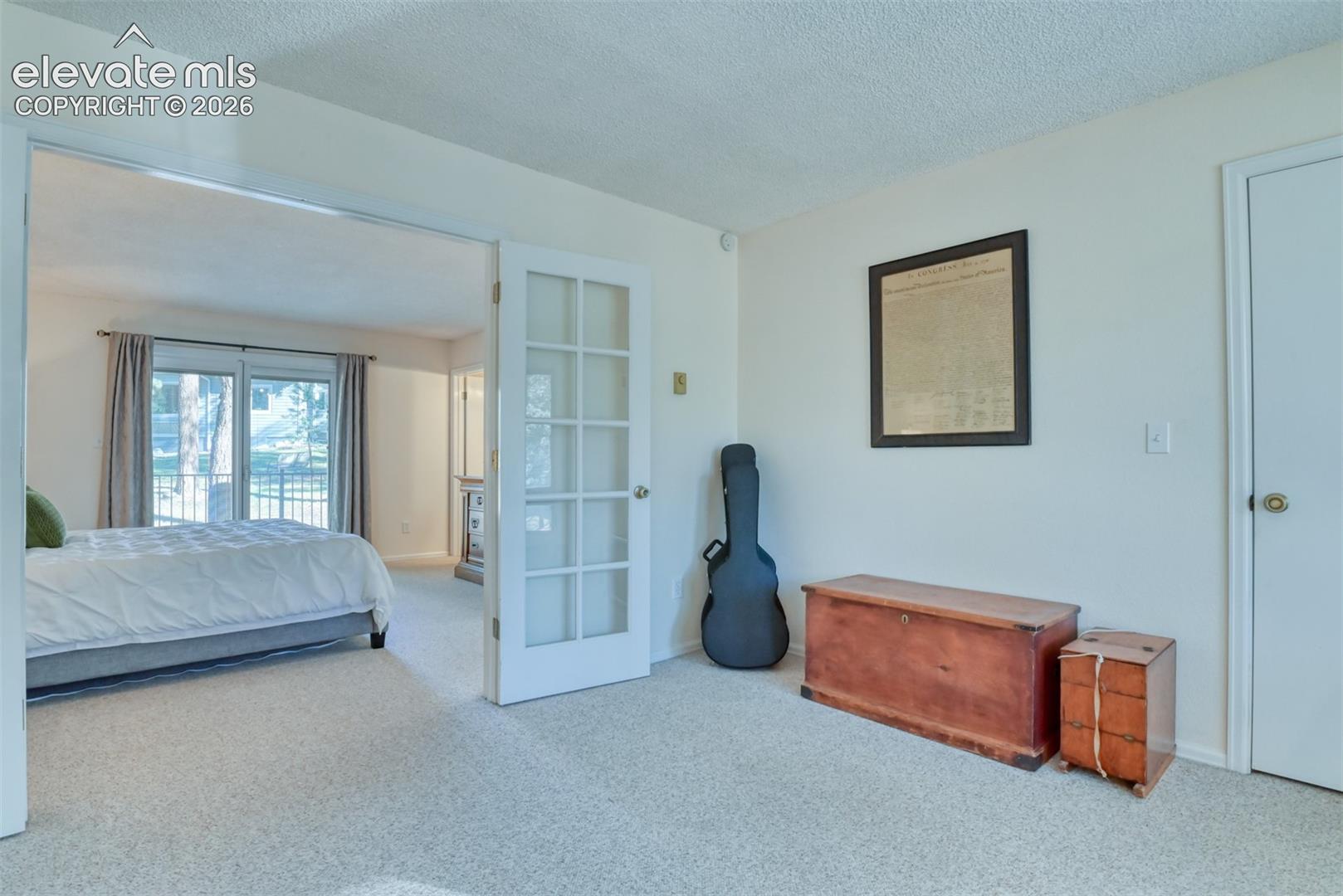 Door on the right leads to a spacious walk-in closet. 