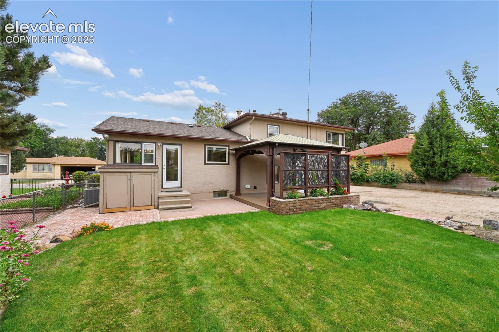 Beautifully Landscaped Backyard
