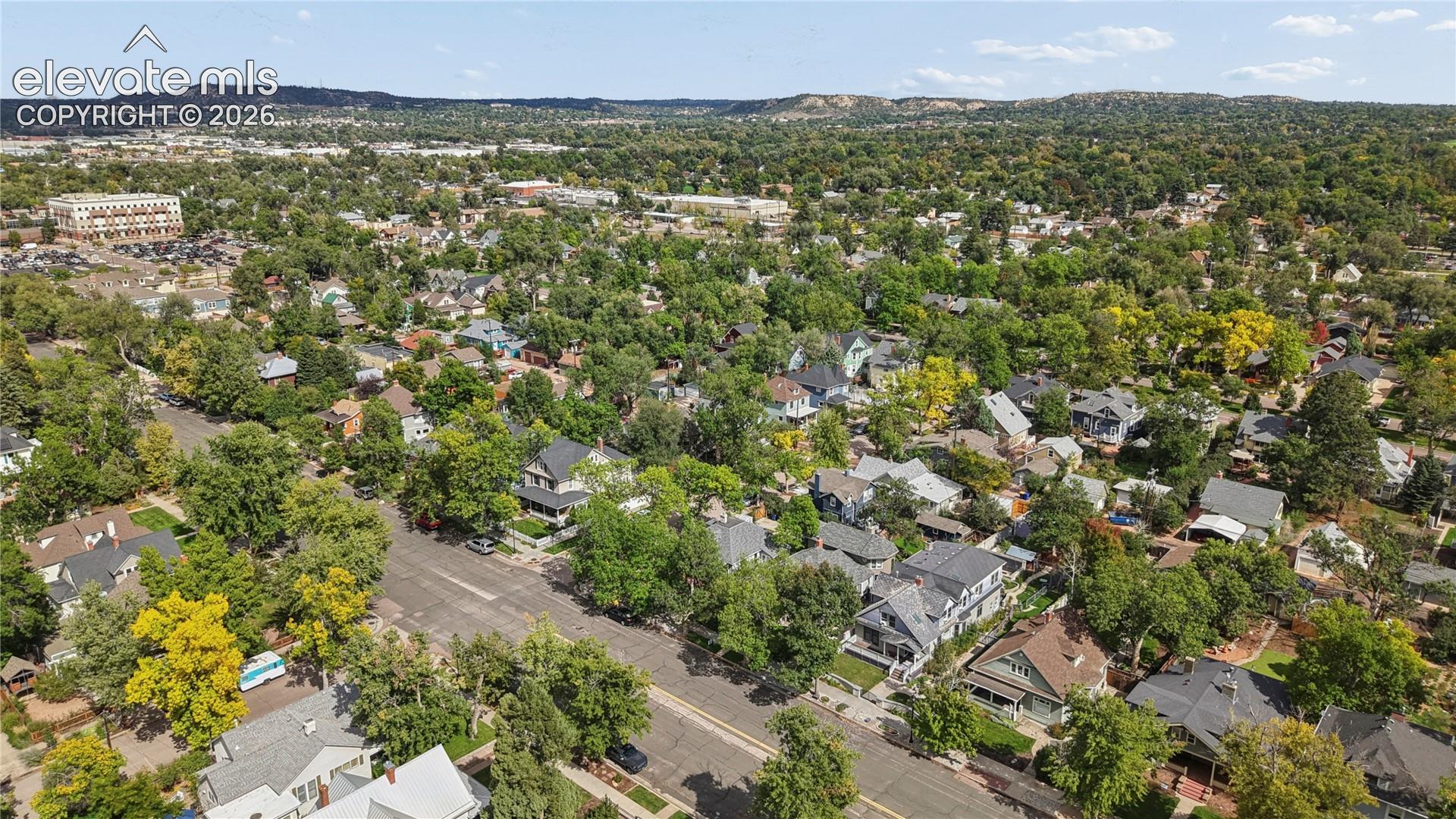 Aerial View of Neighborhood