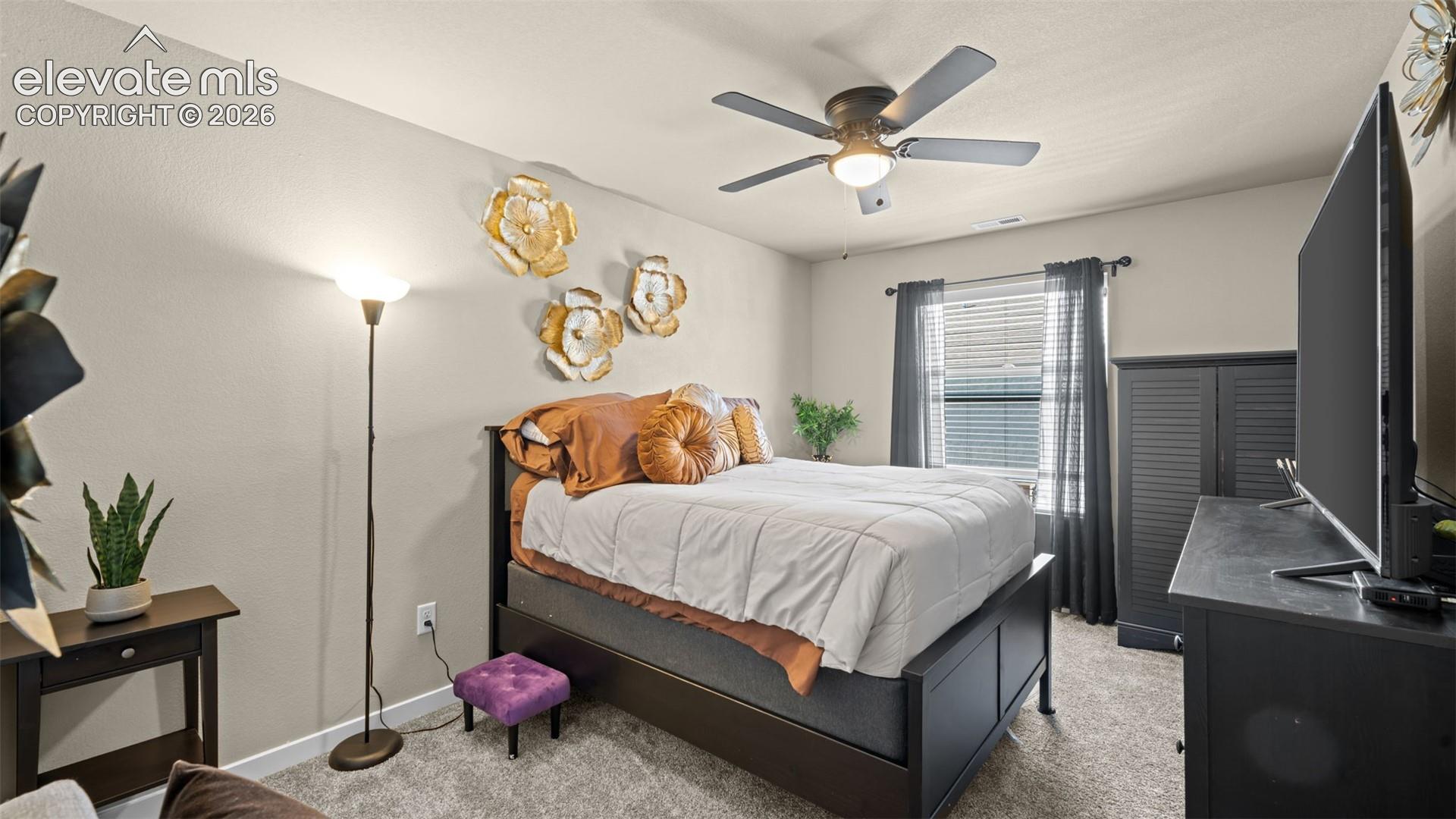One of 3 upper level bedrooms