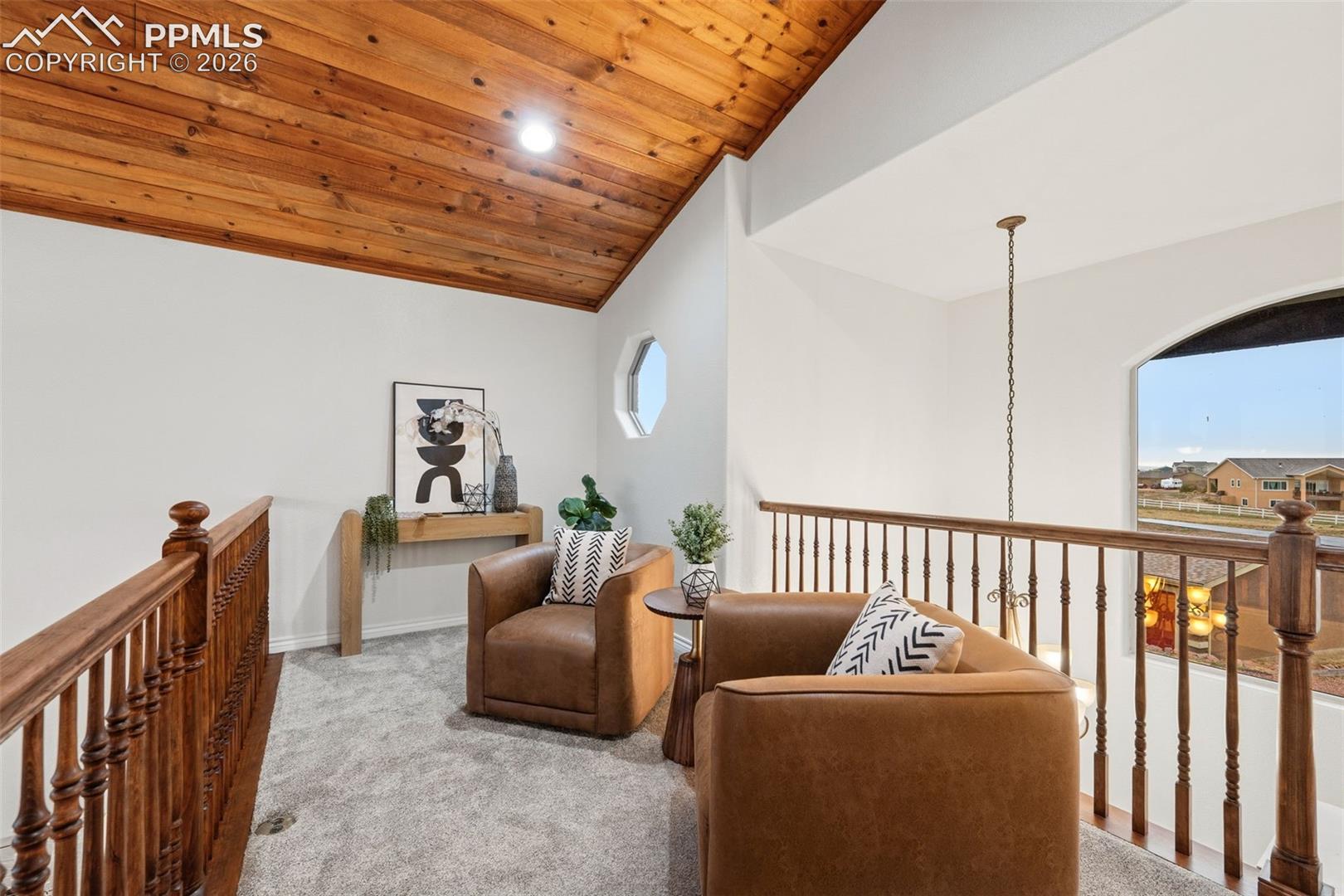 Cozy sitting area or enough space for an office or craft area