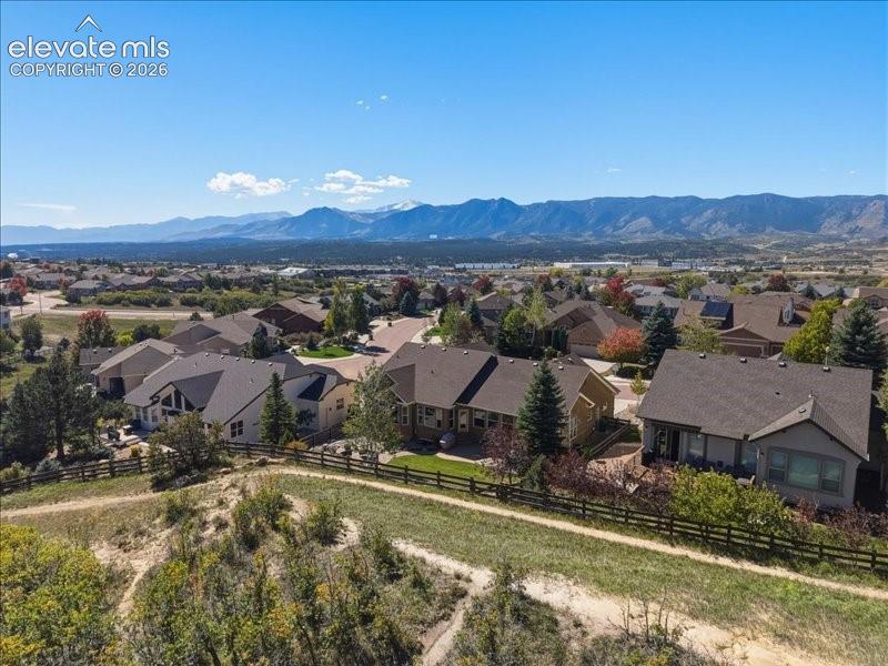 Expansive Monument  neighborhood with mountain scenery