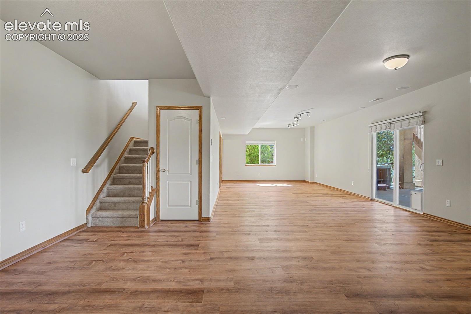 Family room with walk-out to patio