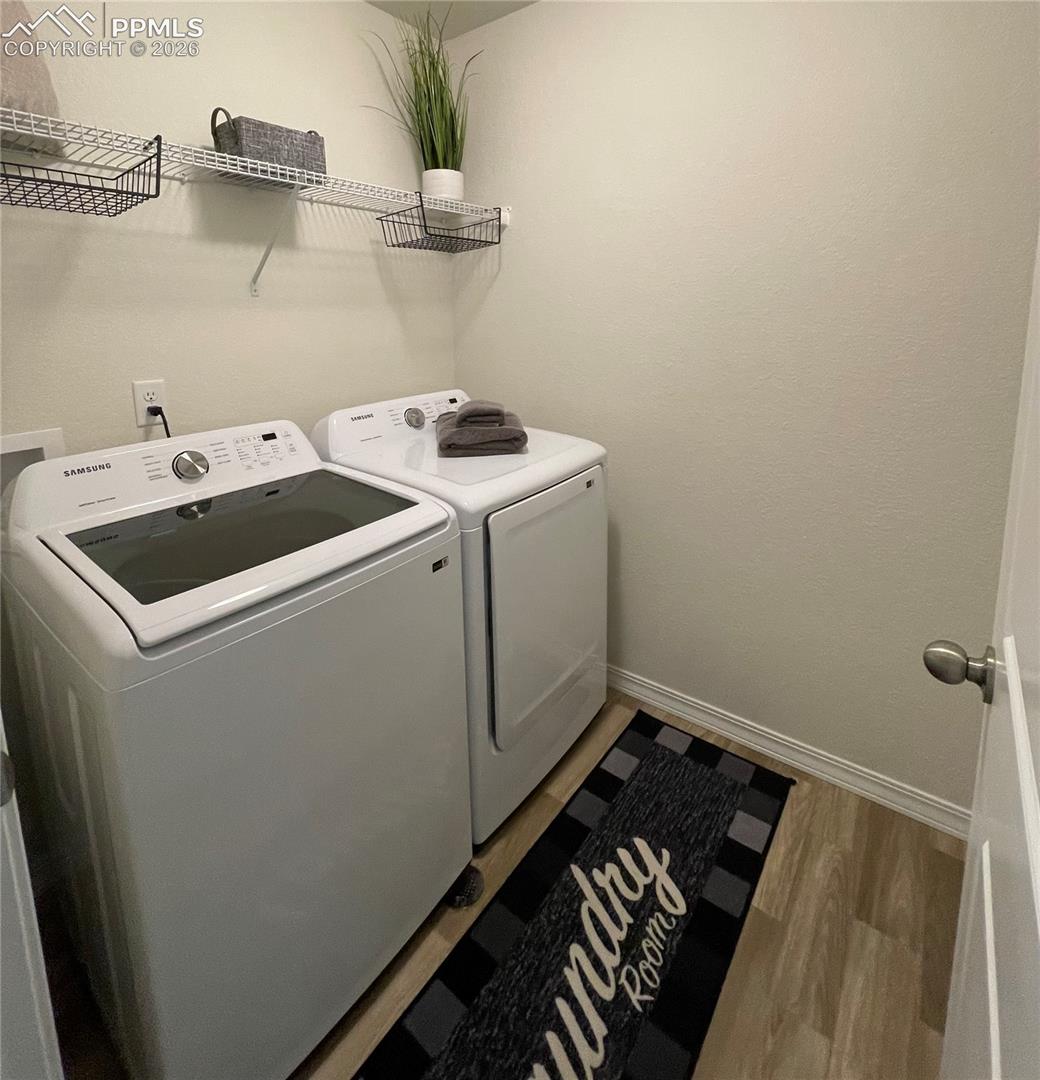 CONVENIENTLY LOCATED UPPER LEVEL LAUNDRY