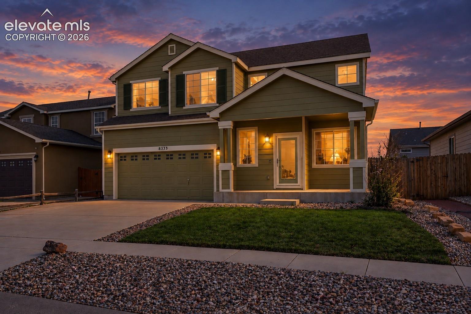 Beautiful 2 story home with great curb appeal and landscaped yard.