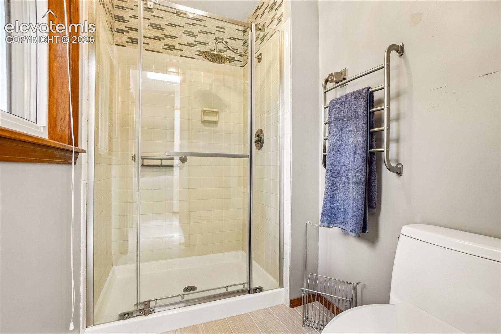 Gorgeous updated shower.
