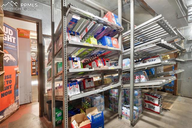 View of storage room