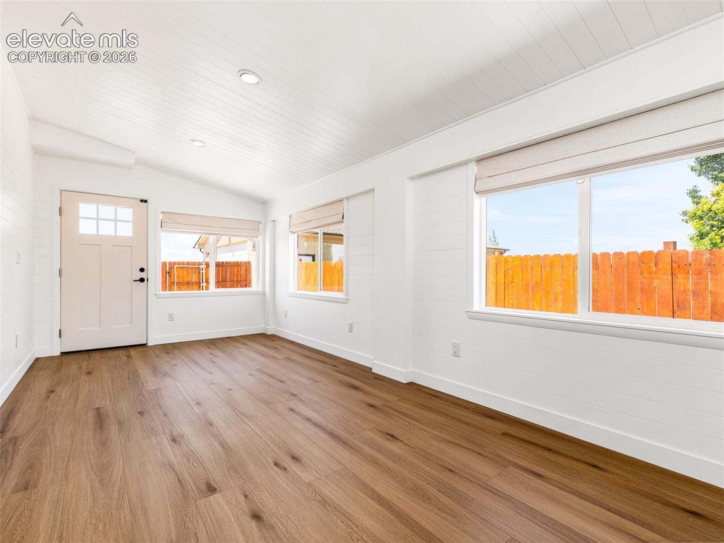 Additional view of the enclosed porch to the ADU