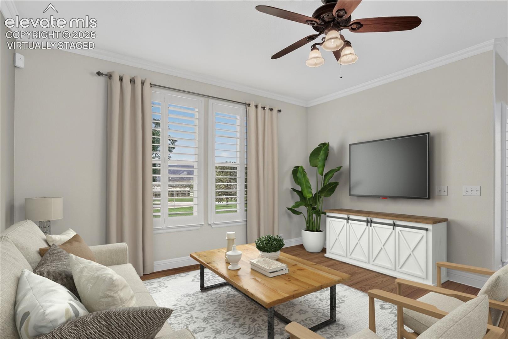 Living Room - Virtually Staged