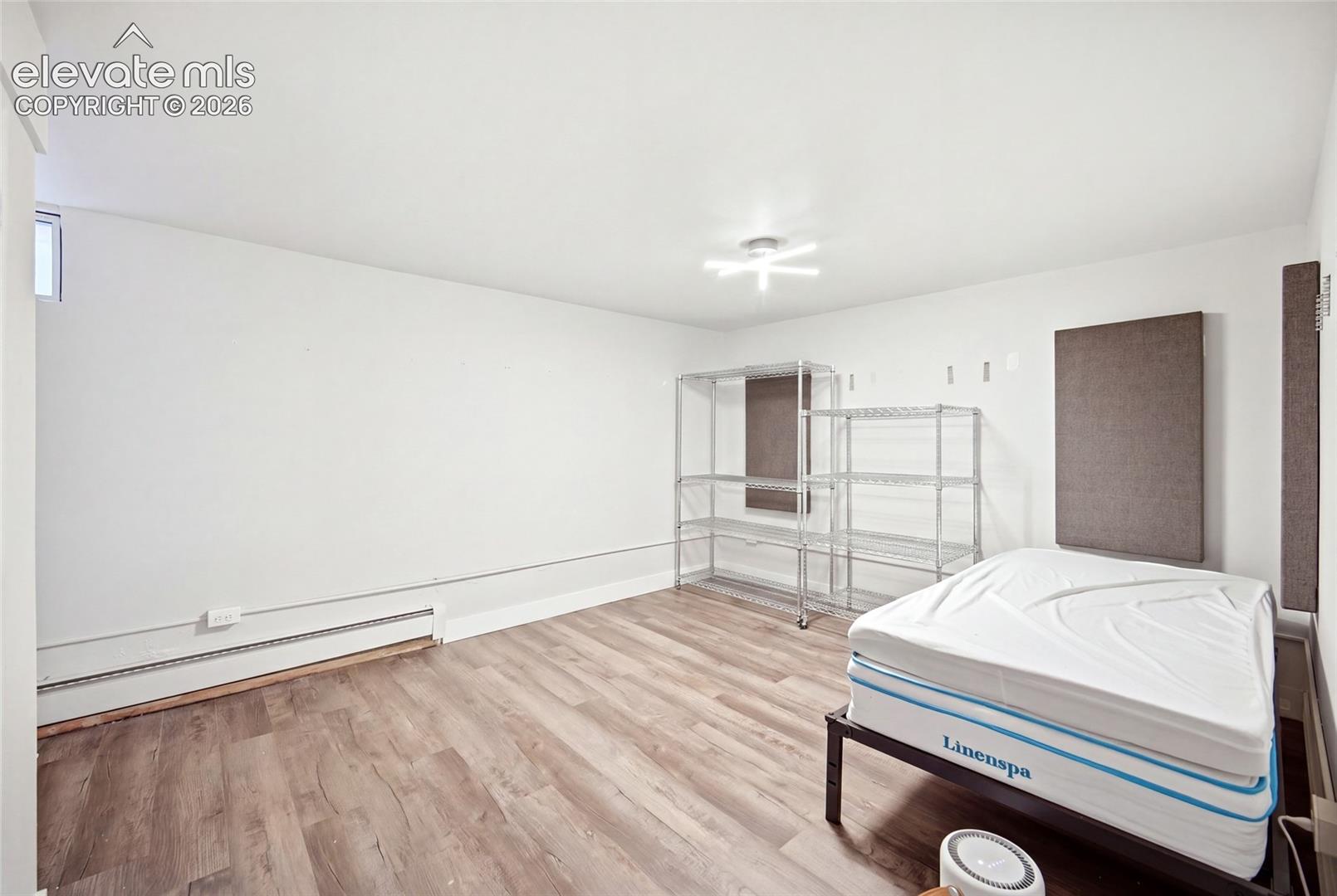 The fourth bedroom is also on the basement level and has plenty of space.