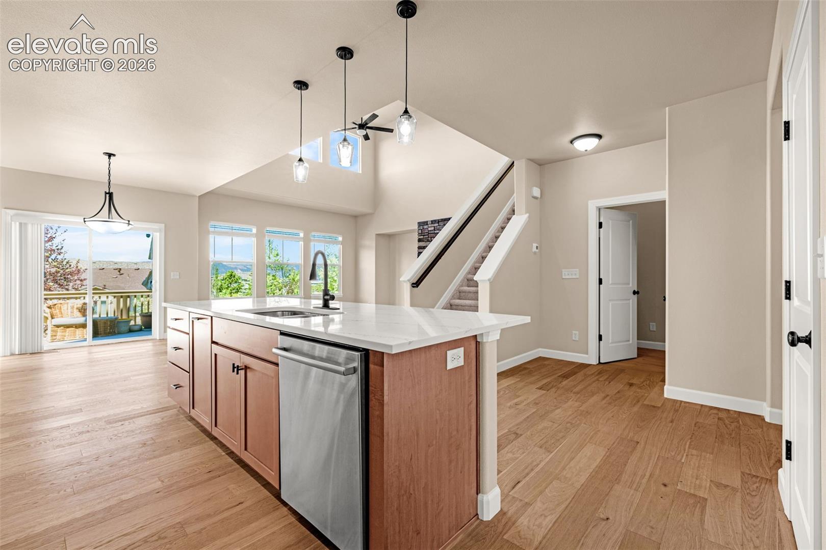 Stunning views throughout the home.  Large windows allow a ton of natural light!