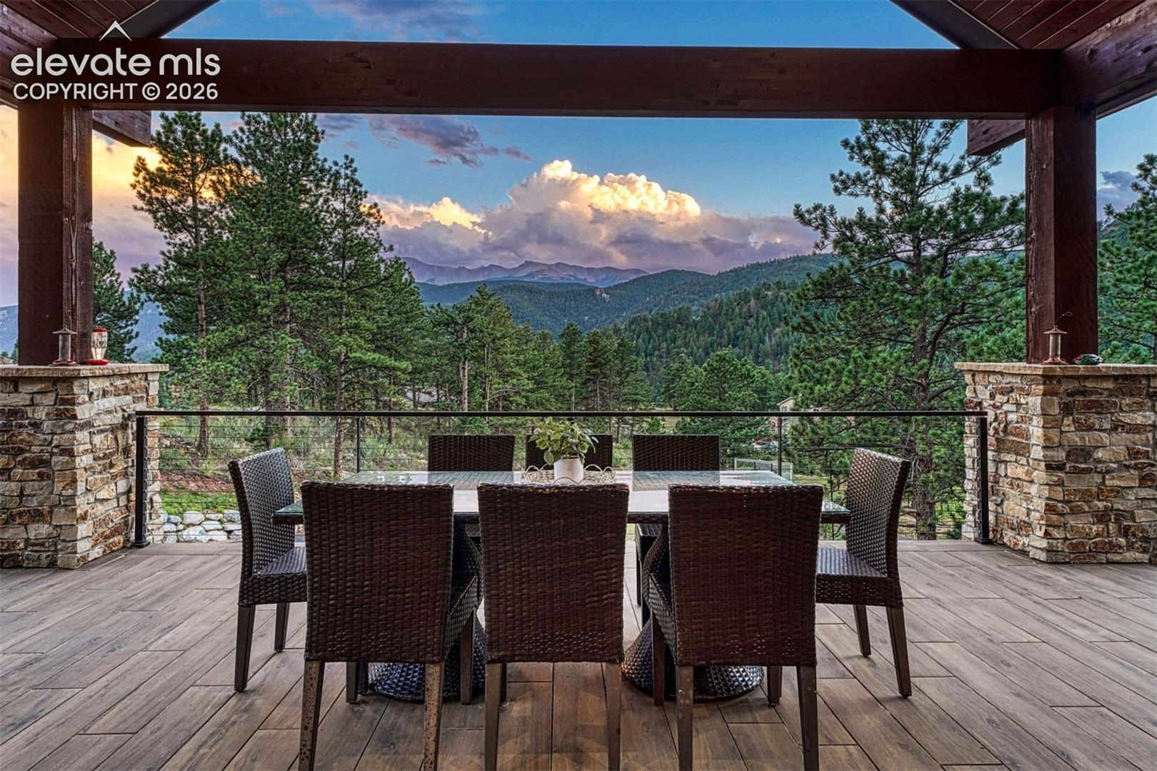 Incredible Pikes Peak and Mountain Views while facing South