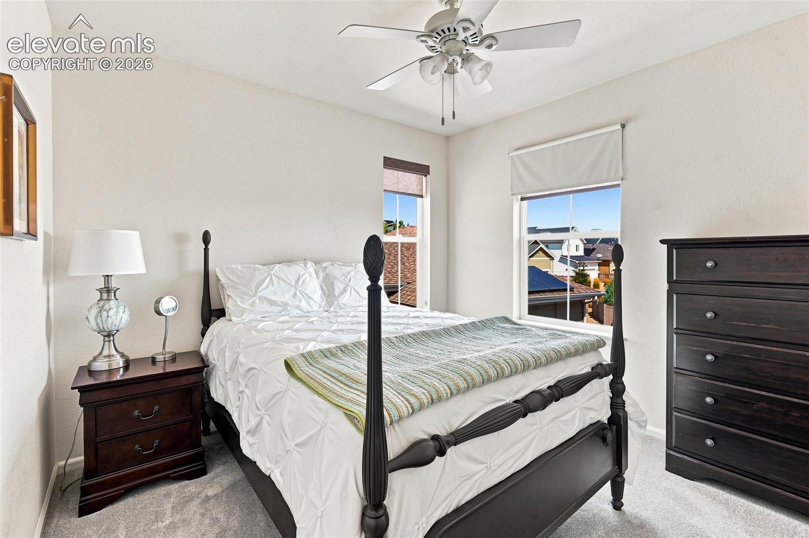 Light, bright and spacious secondary bedroom