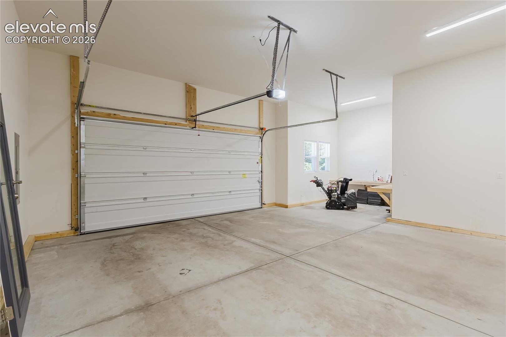 Snow blower included.
